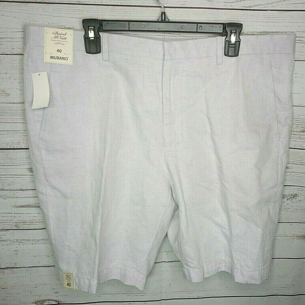 MURANO MEN'S SZ. 40 LINEN BLEND SUMMER SHORTS